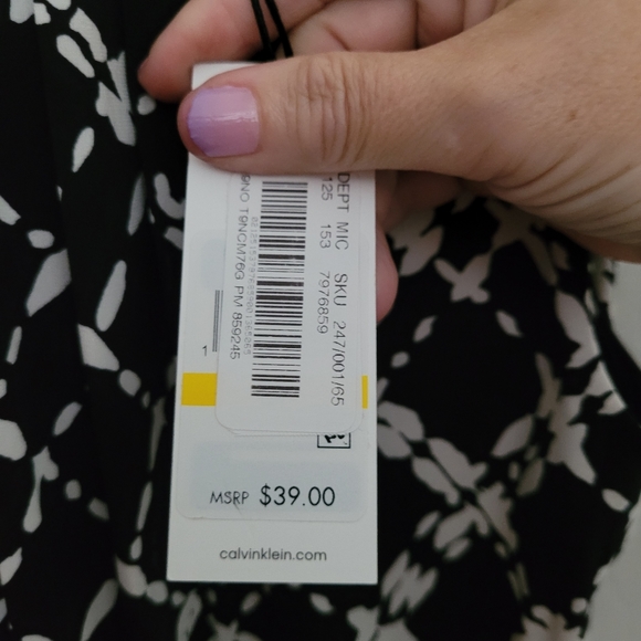 New Calvin Klein Top Petite M - Picture 5 of 9